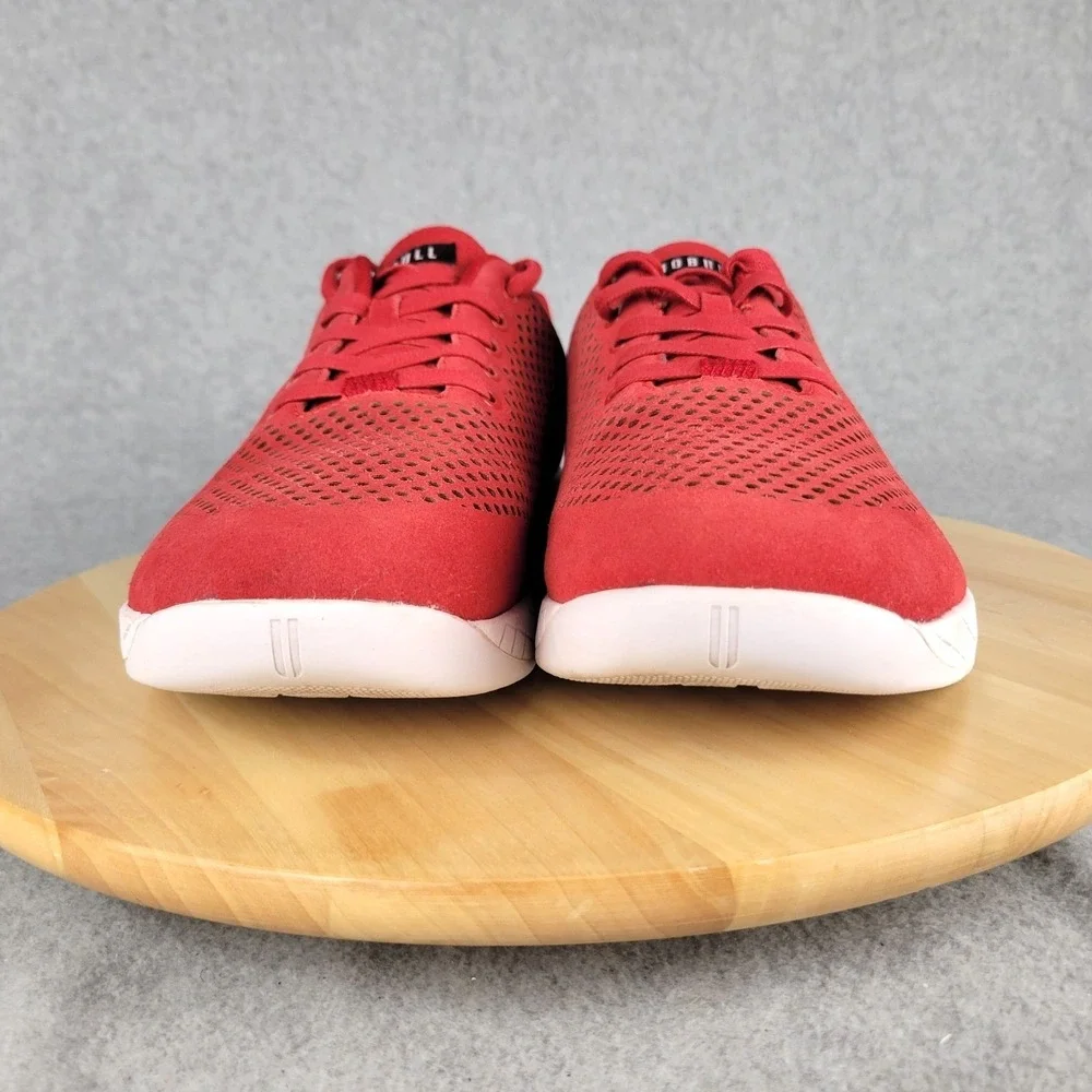 Nobull Mesh Trainer Men 14 Red Perforated Breathable Training Shoes